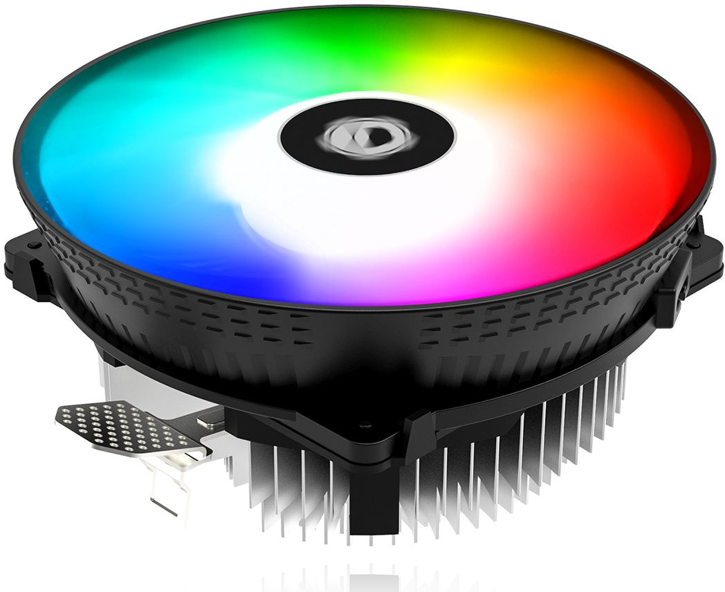 Устройство охлаждения(кулер) ID-Cooling DK-03 Rainbow RGB Soc-AM5/AM4/1200/1700/1851 черный/белый 4-