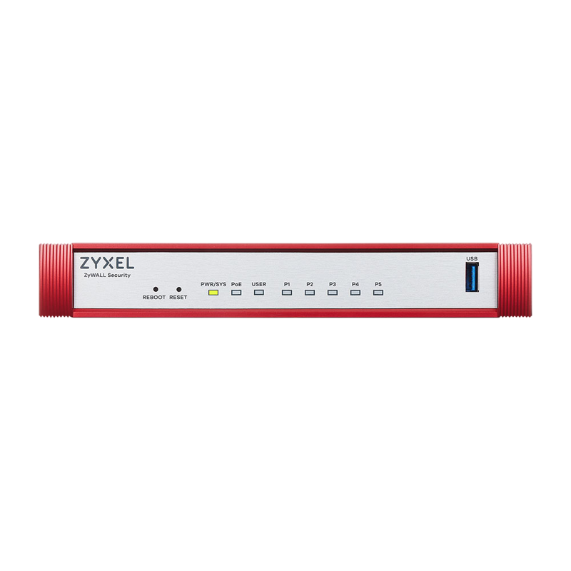 Межсетевой экран Zyxel USG FLEX 50HP с подпиской Gold на 1 год (AV, CF, IDP/DPI, Sandboxing, SecuRep