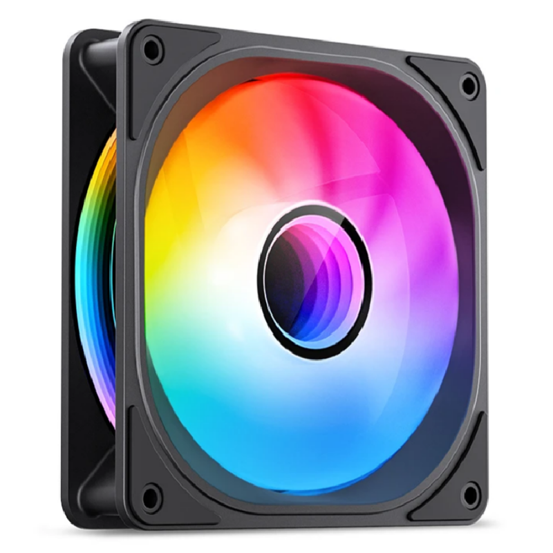 Кулер для корпуса JONSBO FR-606BR Reverse (120x120x25mm, 4-pin PWM, ARGB, 35.99CFM, 26.5dBA, 1500RPM