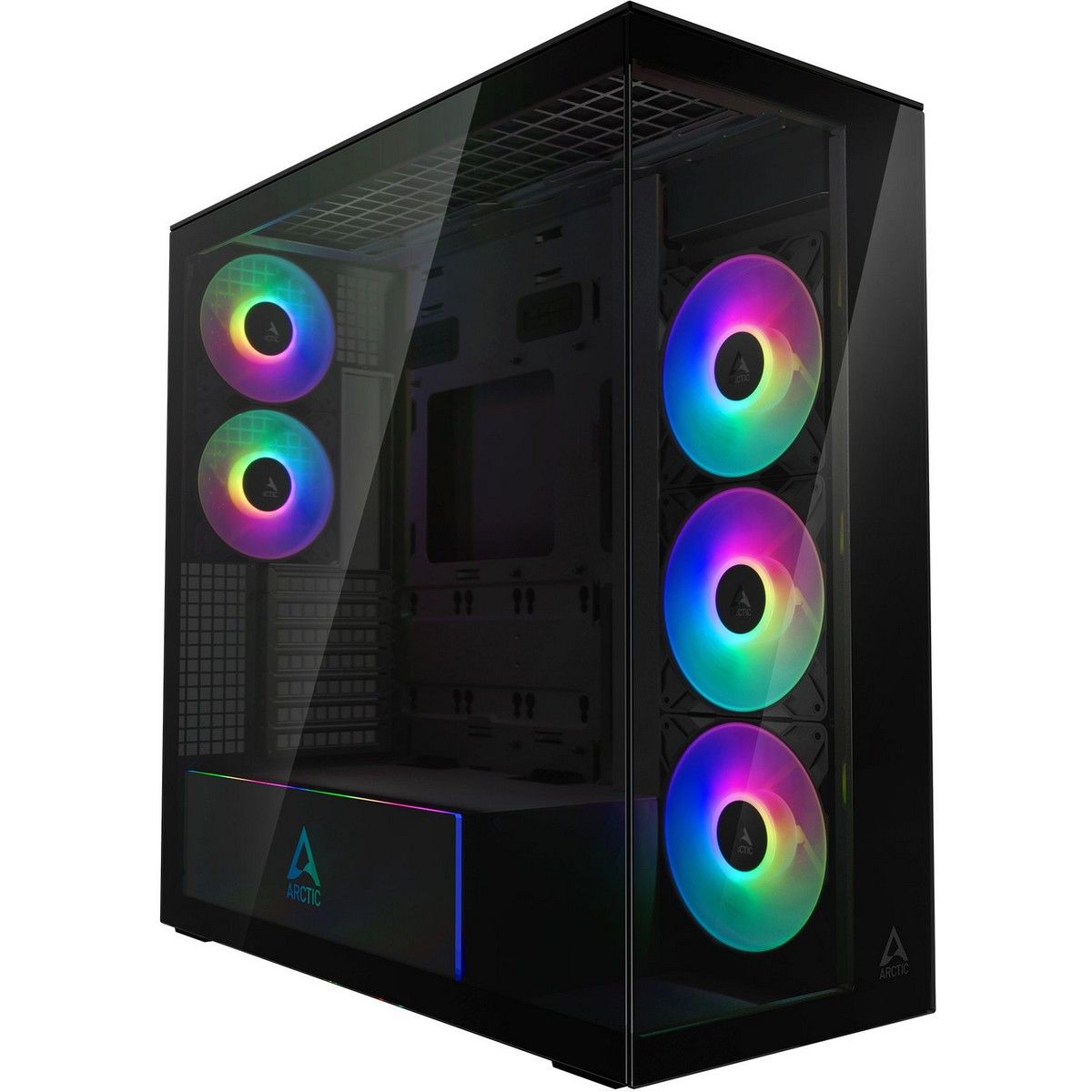Корпус для ПК Arctic Cooling ARCTIC Xtender (Mirror  Black) арт. ACPCC00018A