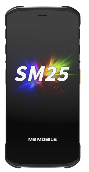 Терминал сбора данных M3 Mobile SM25 Android 16 GMS, FHD, WIFI6E, CM60E, FRONT&REAR CAMERA, BT5.3 NF