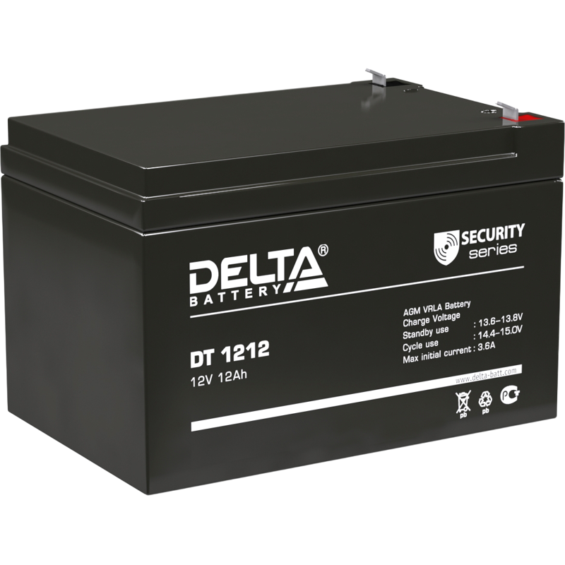 Аккумуляторная батарея Delta Аккумуляторная батарея для ОПС DT 1212 (12V/12Ah)