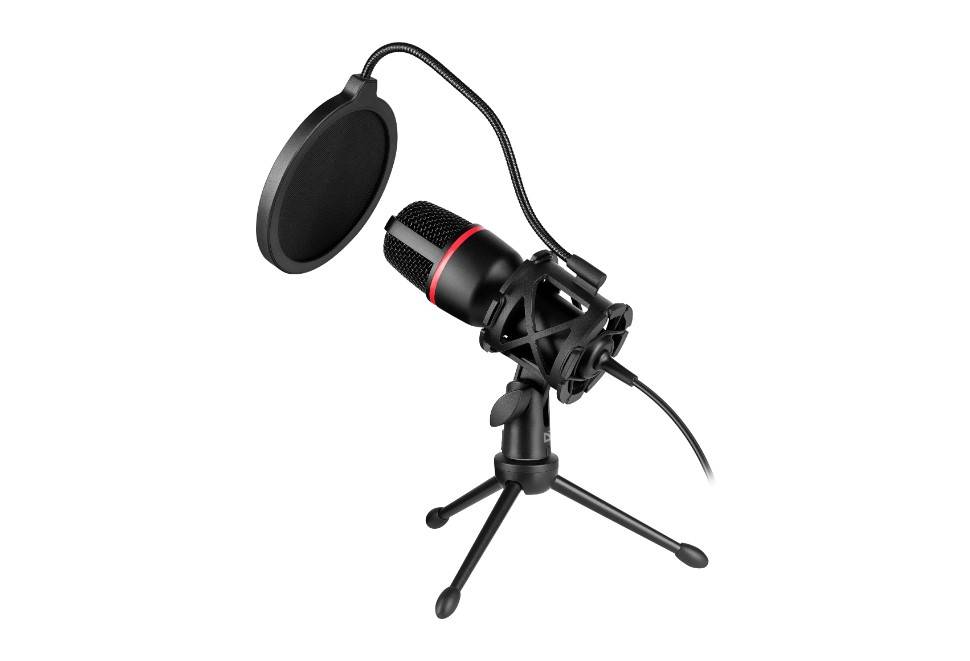 Игровой стрим микрофон Forte GMC 300 3,5 мм, провод 1.5 м