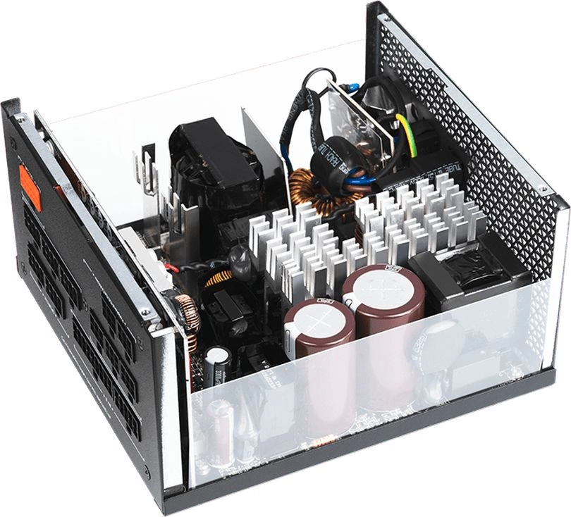 Блок питания PcCooler ATX 1000W P5-YS1000 -G1F Gen.5 80+ gold (20+4pin) APFC 135mm fan 12xSATA Cab M