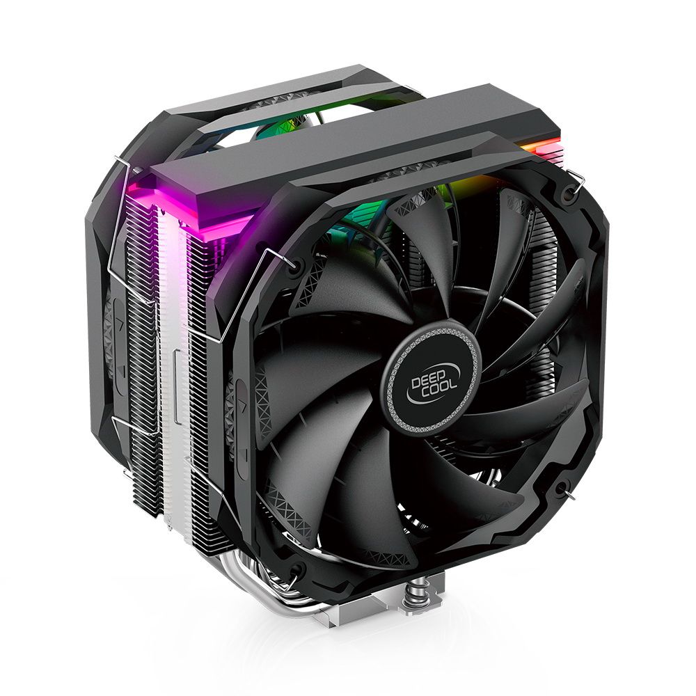 Кулер для процессора DEEPCOOL AS500 PLUS LGA20XX/1700/1200/115X/AM5/AM4 (8шт/кор, TDP 220W, PWM, ARG
