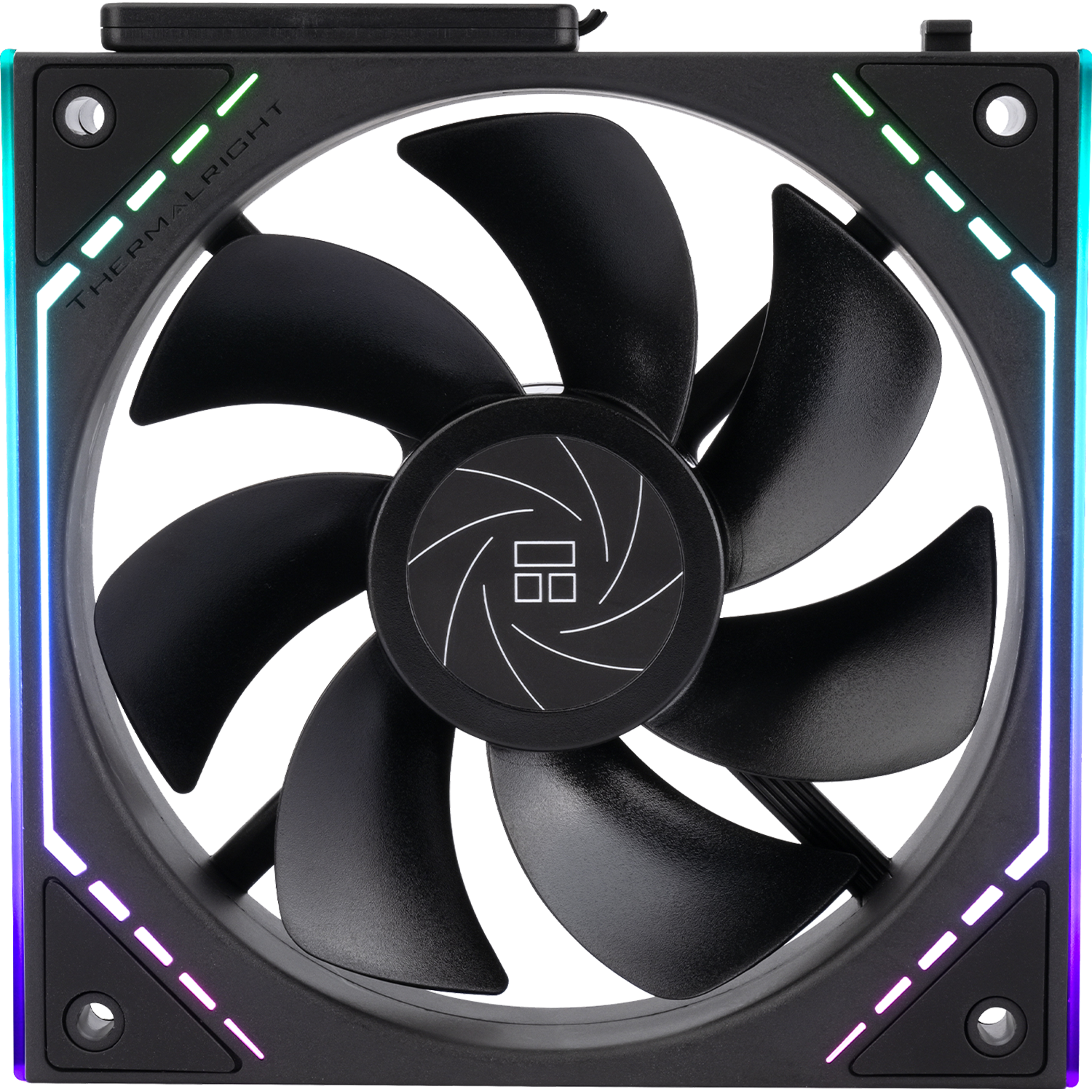 Кулер для корпуса Thermalright TL-M12QR Reverse (120x120x25mm, 4-pin PWM, ARGB, 47.6CFM, 23.2dBA, 15