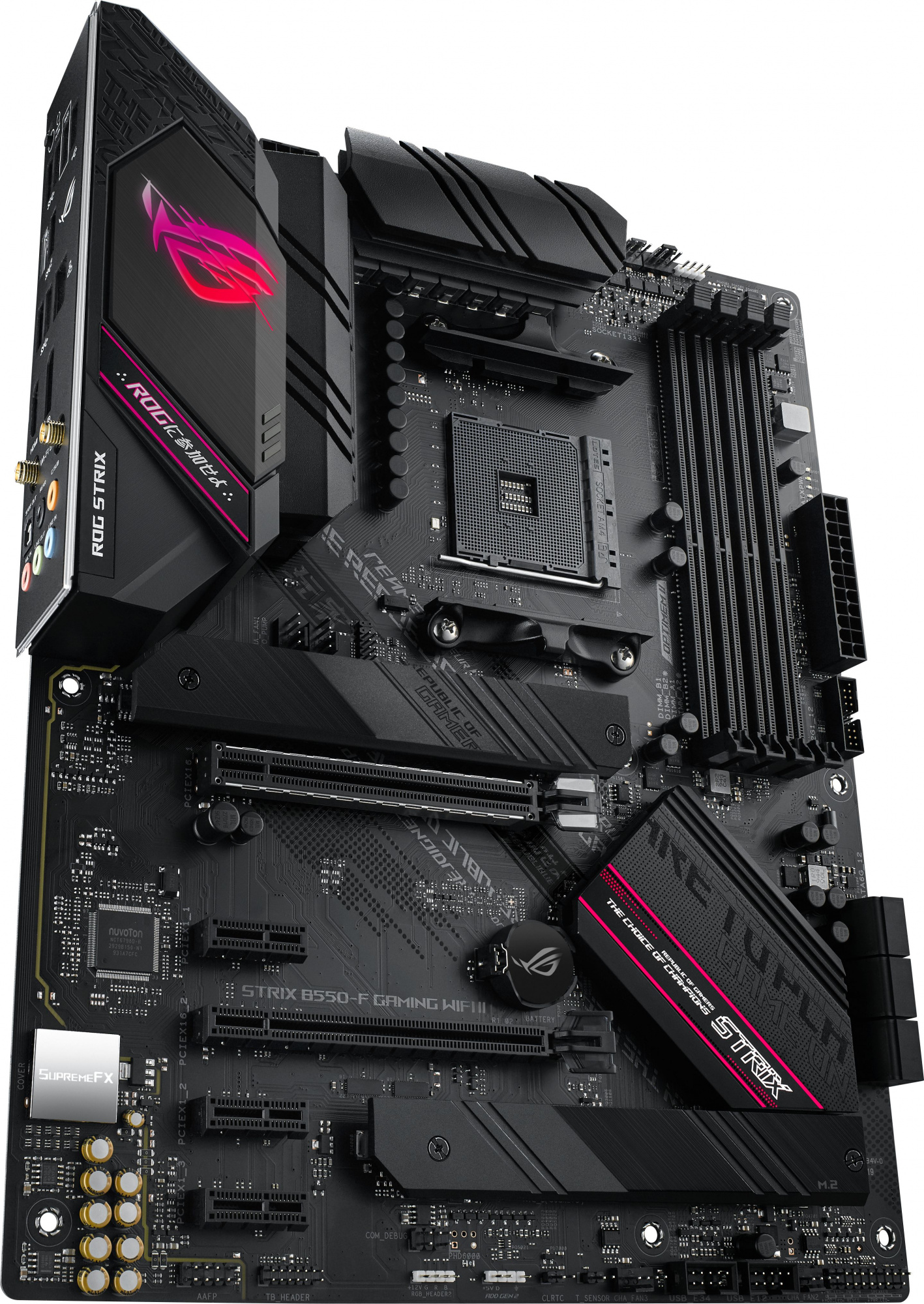 Материнская плата Asus ROG STRIX B550-F GAMING WIFI II Soc-AM4 AMD B550 4xDDR4 ATX AC`97 8ch(7.1) 2.