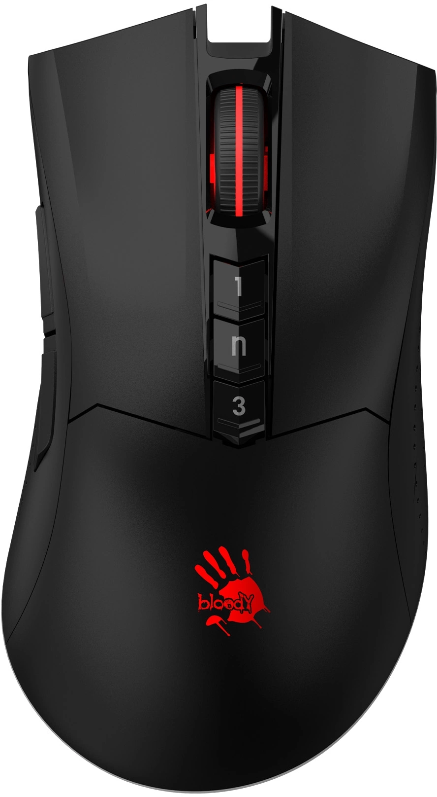 Мышь A4Tech Bloody R90 Plus черный оптическая 5000dpi беспров. USB 7but