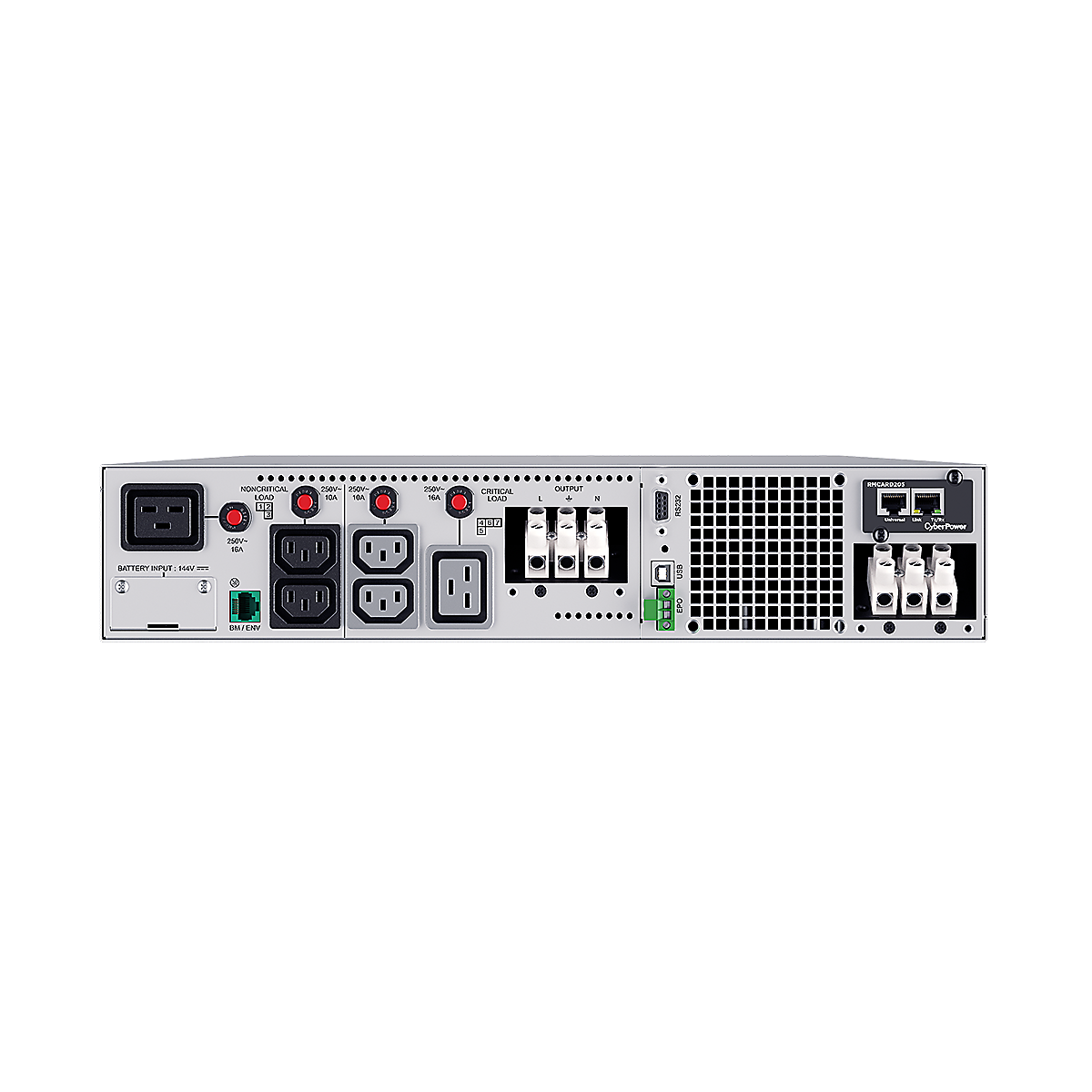 CyberPower ИБП Online OL5KERTHD NEW 5000VA/5000W USB/RS-232+ Сухой контакт/EPO/SNMPslot