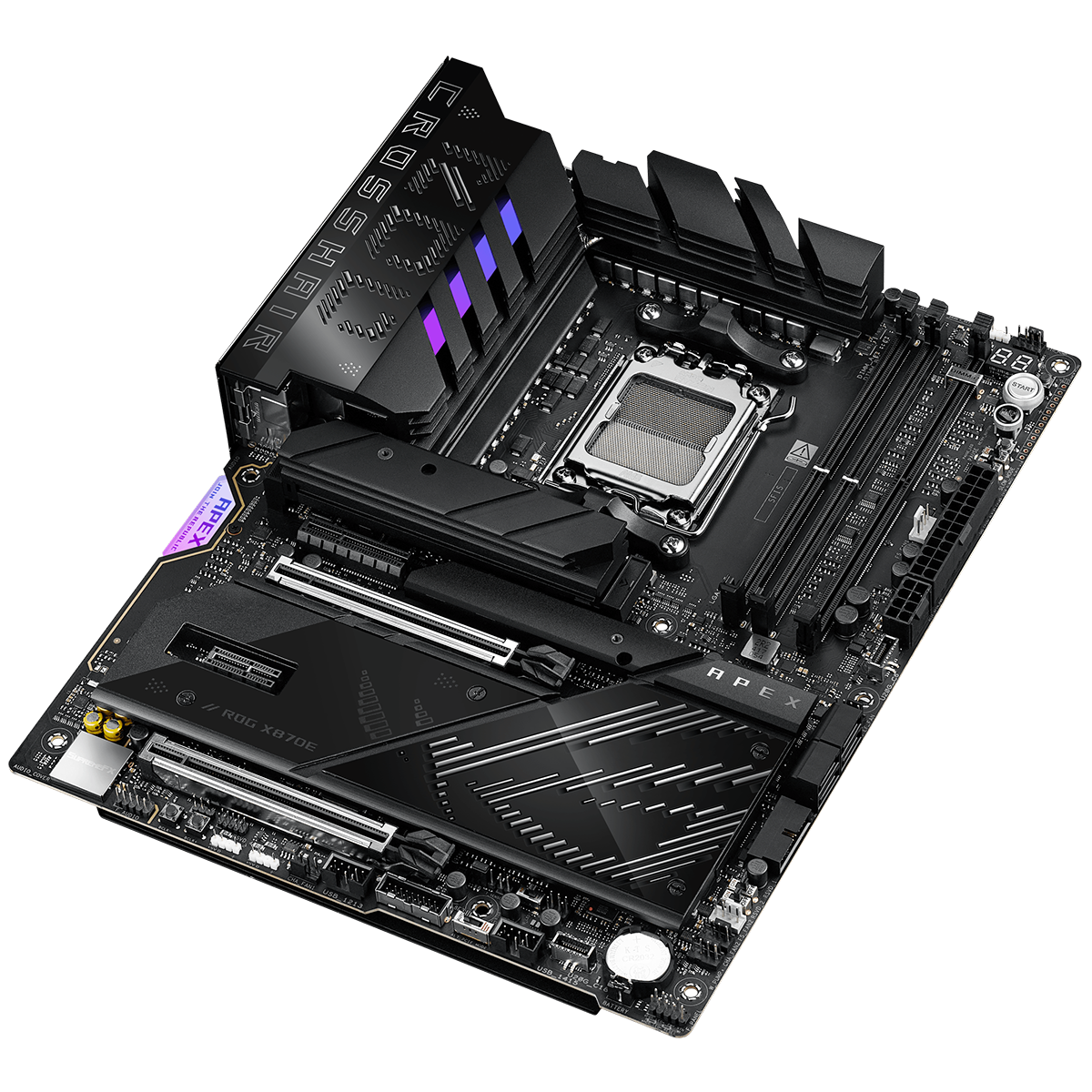 Материнская плата Asus ROG CROSSHAIR X870E APEX Socket AM5 AMD X870E 2xDDR5 ATX AC`97 8ch(7.1) 5Giga