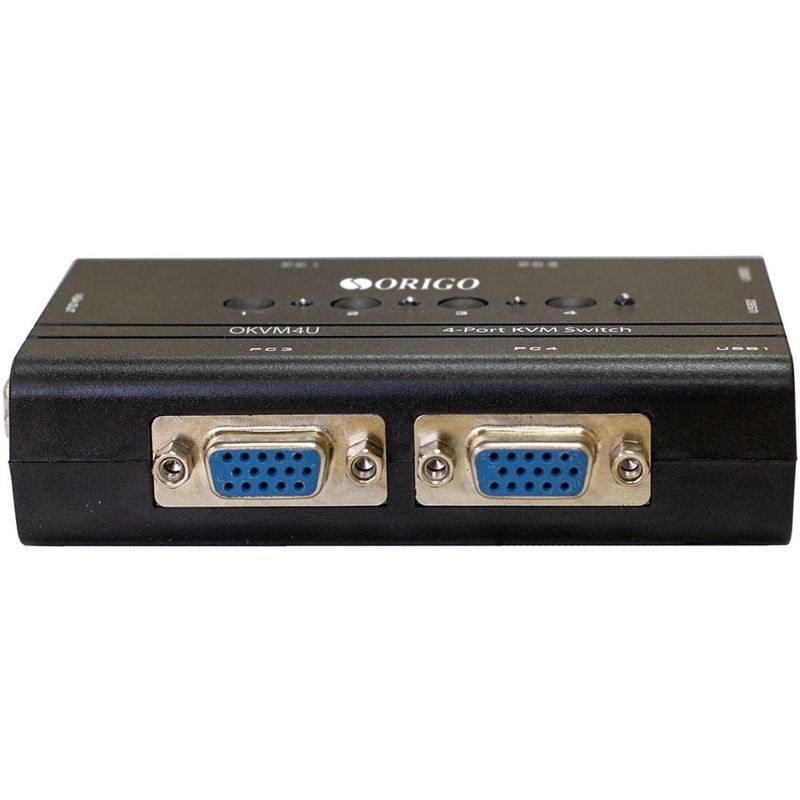 Переключатель ORIGO 4-портовый KVM-переключатель с портами VGA и USB