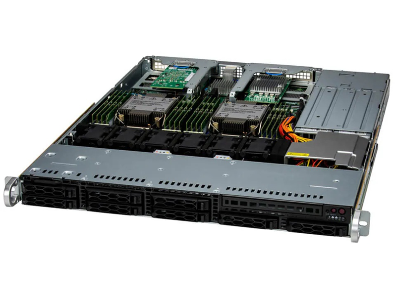 Сервер Supermicro SuperServer 1U 121C-TN2R 2x6530/ 4x64Gb/ 1x 480GB SATA/  2x10GbE/ SFT-DCMS-SINGLE