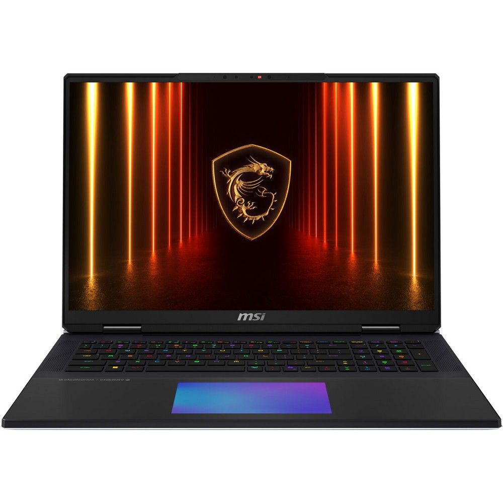 MSI Titan 18 HX AI A2XWJG-206RU Этот мощный игровой и профессиональный ноутбук сочетает большой 18 экран с ультра-высоким разрешением 3840x2400 и MiniLED-подсветкой, что обеспечивает исключительную детализацию и глубокую контрастность для работы с видео и