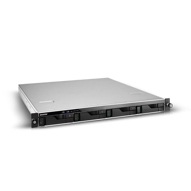 Сетевое хранилище ASUSTOR AS6504RS 4Bay/Intel Atom C3538, 2.1GHz/8GB DDR4/noHDD,LFF(HDD,SSD),/2x1GbE