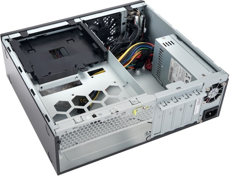 Корпус Slim Case Powerman KI331 Black РМ-300SFX 80+ UBS2.0*2+USB 3.1*2+A(HD)+Front fan 80x80x15mm*1,