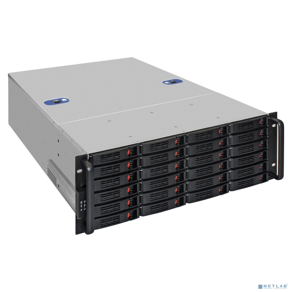Exegate EX292260RUS Серверный корпус ExeGate Pro 4U660-HS24 <RM 19", высота 4U, глубина 660, без БП,
