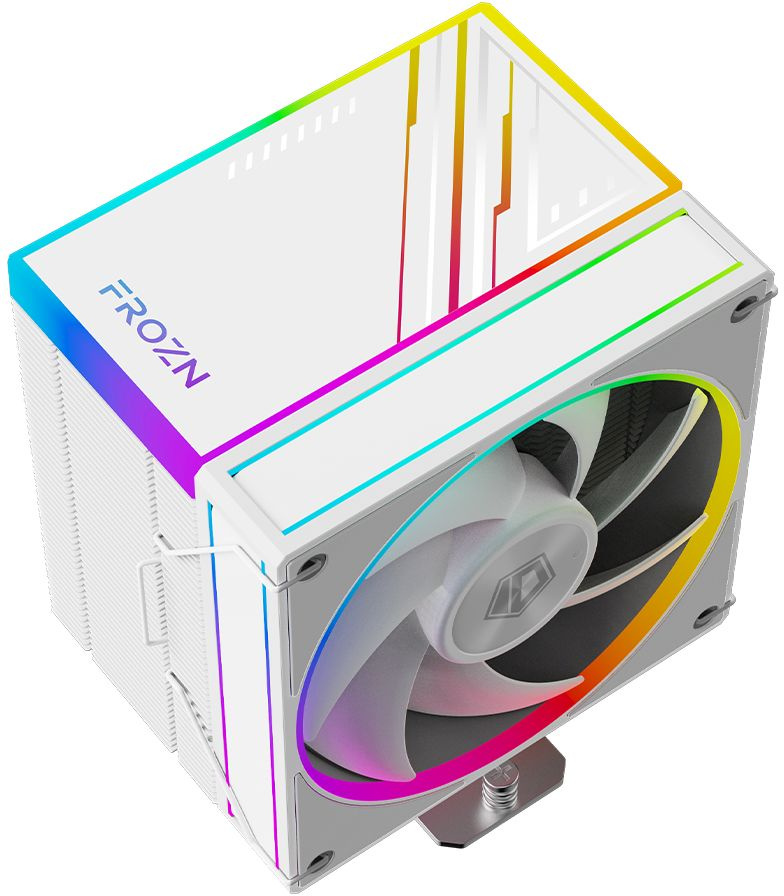 Устройство охлаждения(кулер) ID-Cooling Frozn A610 ARGB Soc-AM5/AM4/1200/1700/1851 белый 4-pin 29.9d