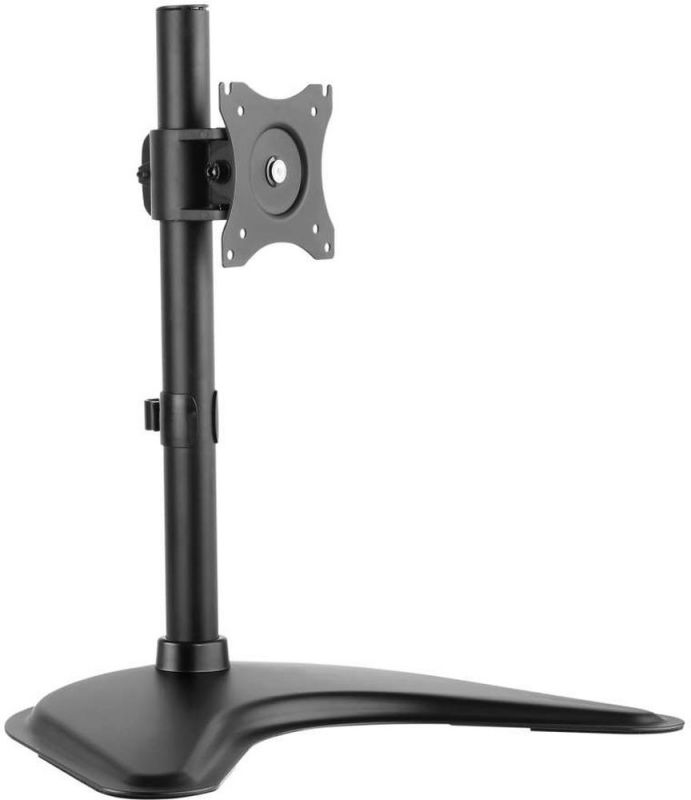 Кронштейн для мониторов Ultramounts UM704 черный 13"-27" макс.10кг настольный поворот и наклон верт.