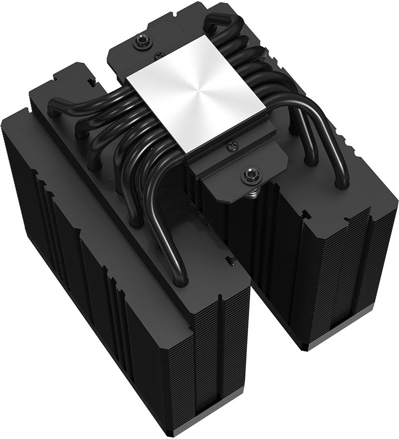 Устройство охлаждения(кулер) ID-Cooling Frozn A720 Soc-AM5/AM4/1200/1700/1851 черный 4-pin 33.5dB Al