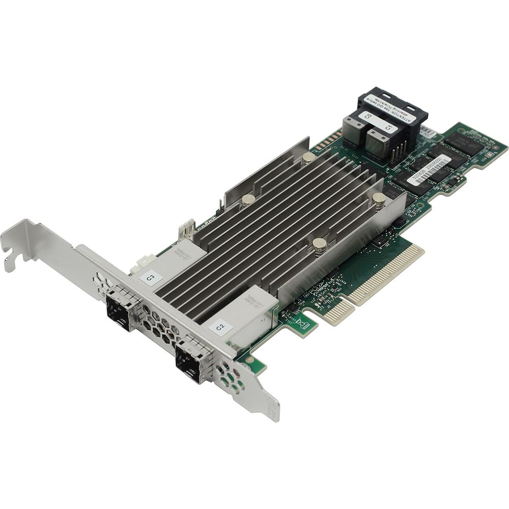 RAID-контроллер Broadcom 9480-8I8e SGL (05-50031-00008 / 03-50031-15010) PCIe 3.1 x8 LP, SAS/SATA/NV