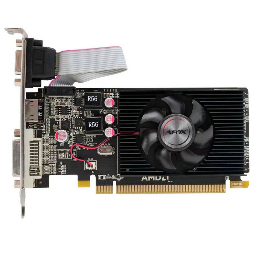 Видеокарта Afox AFR5230-1024D3L1 R5 230 1GB DDR3 64bit DVI HDMI VGA 1FAN LP RTL