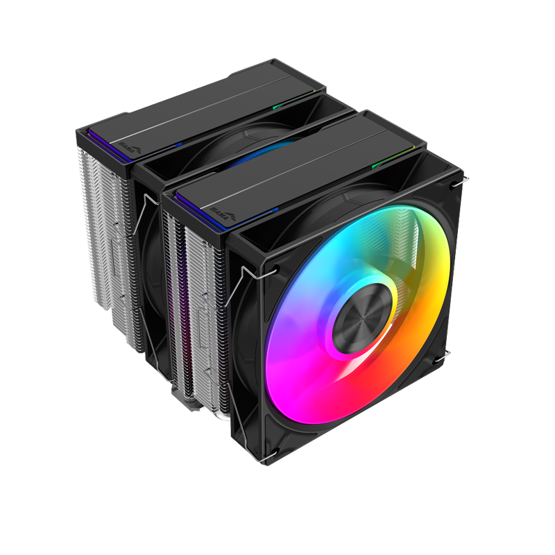 Кулер для процессора SAMA A60L (265W, 4-pin PWM, 156.5mm, 6x6mm, ARGB, 2x120mm, 78CFM, 29dBA, 2200RP