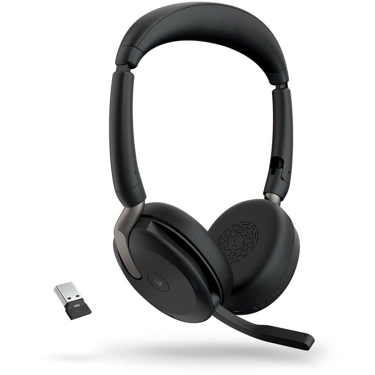 Наушники с микрофоном Jabra Evolve2 65 Flex черный накладные BT оголовье (26699-999-989)