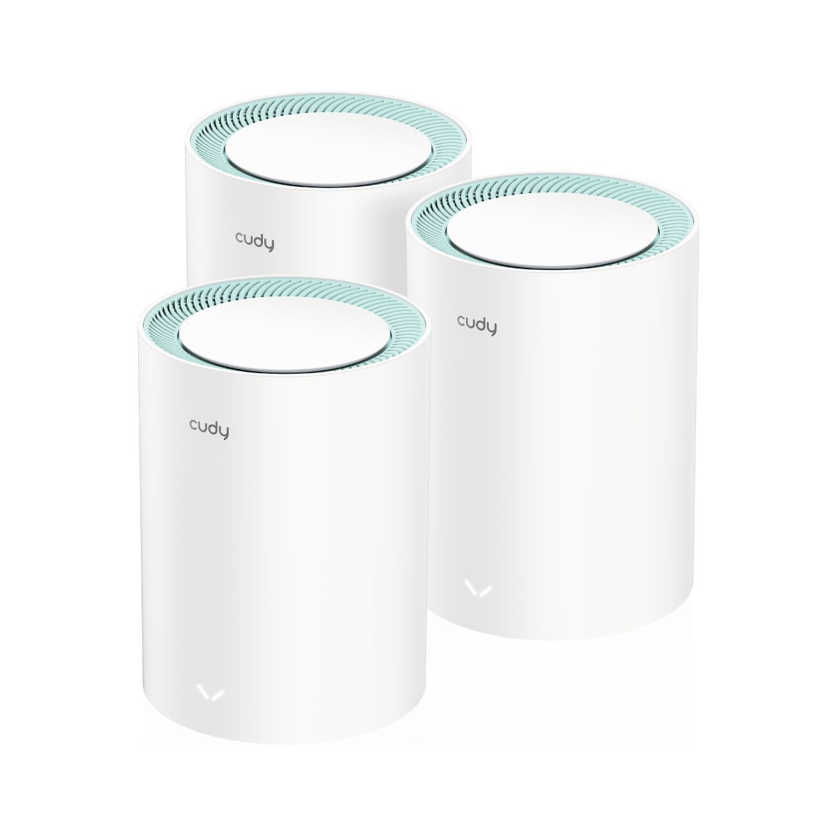 Бесшовный Mesh роутер Cudy M1500 (M1500(3-PACK)) AX1500 10/100/1000BASE-TX белый