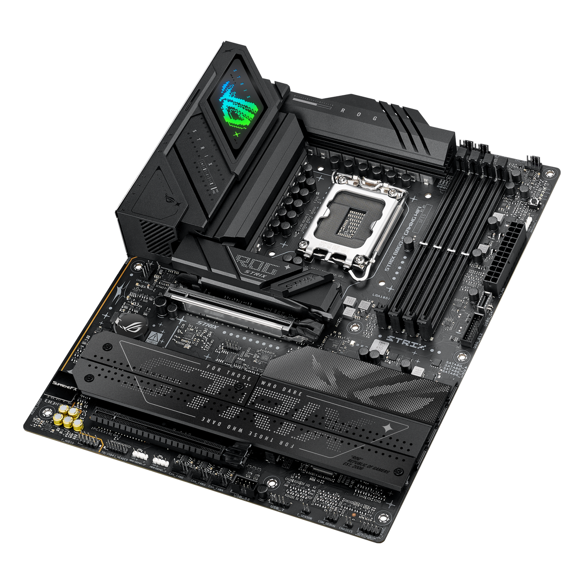 Материнская плата Asus ROG STRIX B860-F GAMING WIFI Soc-1851 Intel B860 4xDDR5 ATX AC`97 8ch(7.1) 2.