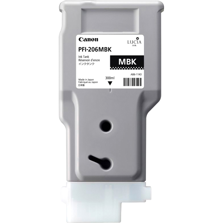 Картридж CANON PFI-206 MBK Matte Black для  iPF6400/6450 300ml
