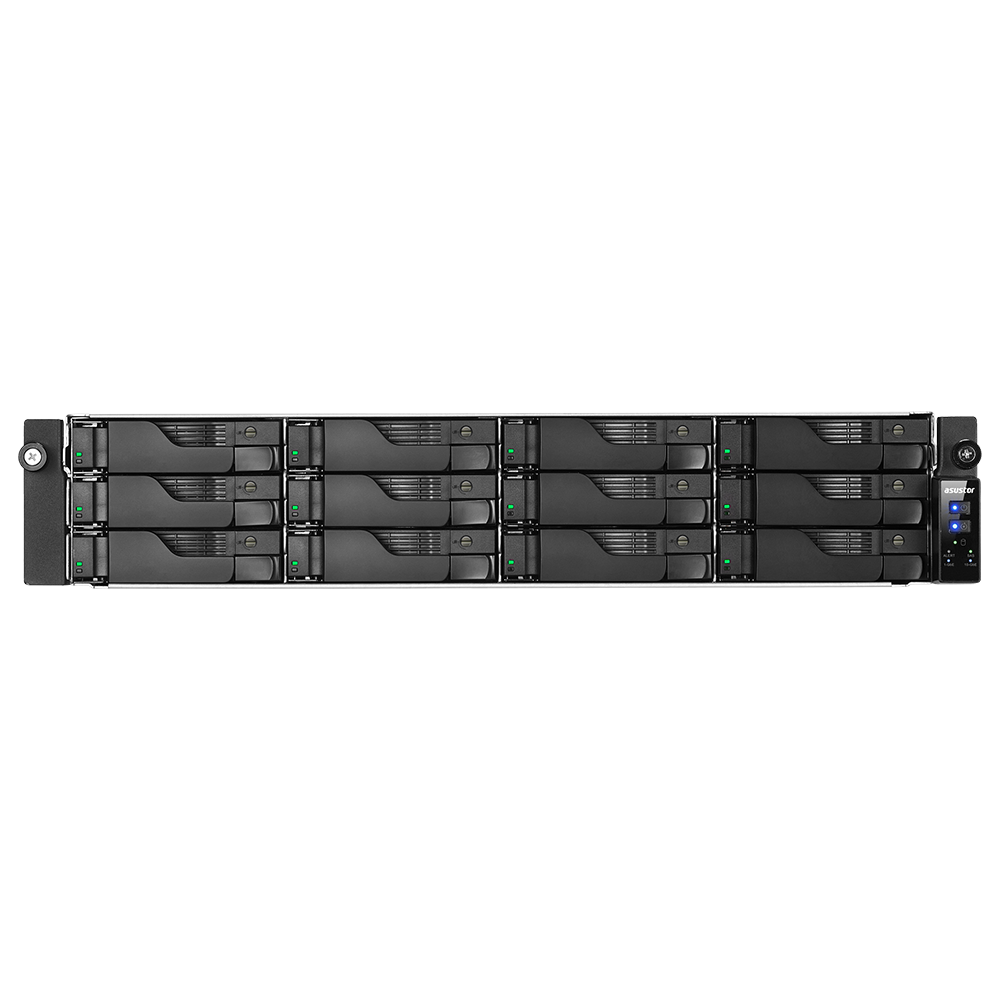 Платформа СХД ASUSTOR AS7112RDX 12 Bay (Max.24) 2xM.2 4xGLAN 8GB (Max.128 GB) DDR4 2xUSB-C 4xUSB