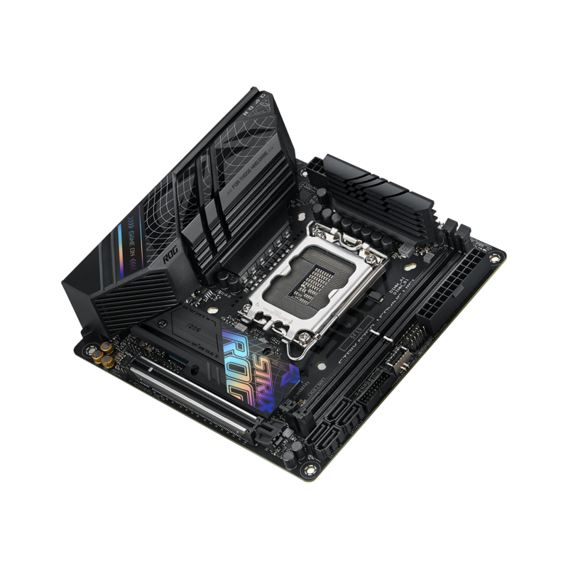 Материнская плата Asus ROG STRIX B760-I GAMING WIFI Soc-1700 Intel B760 2xDDR5 mini-ITX AC`97 8ch(7.