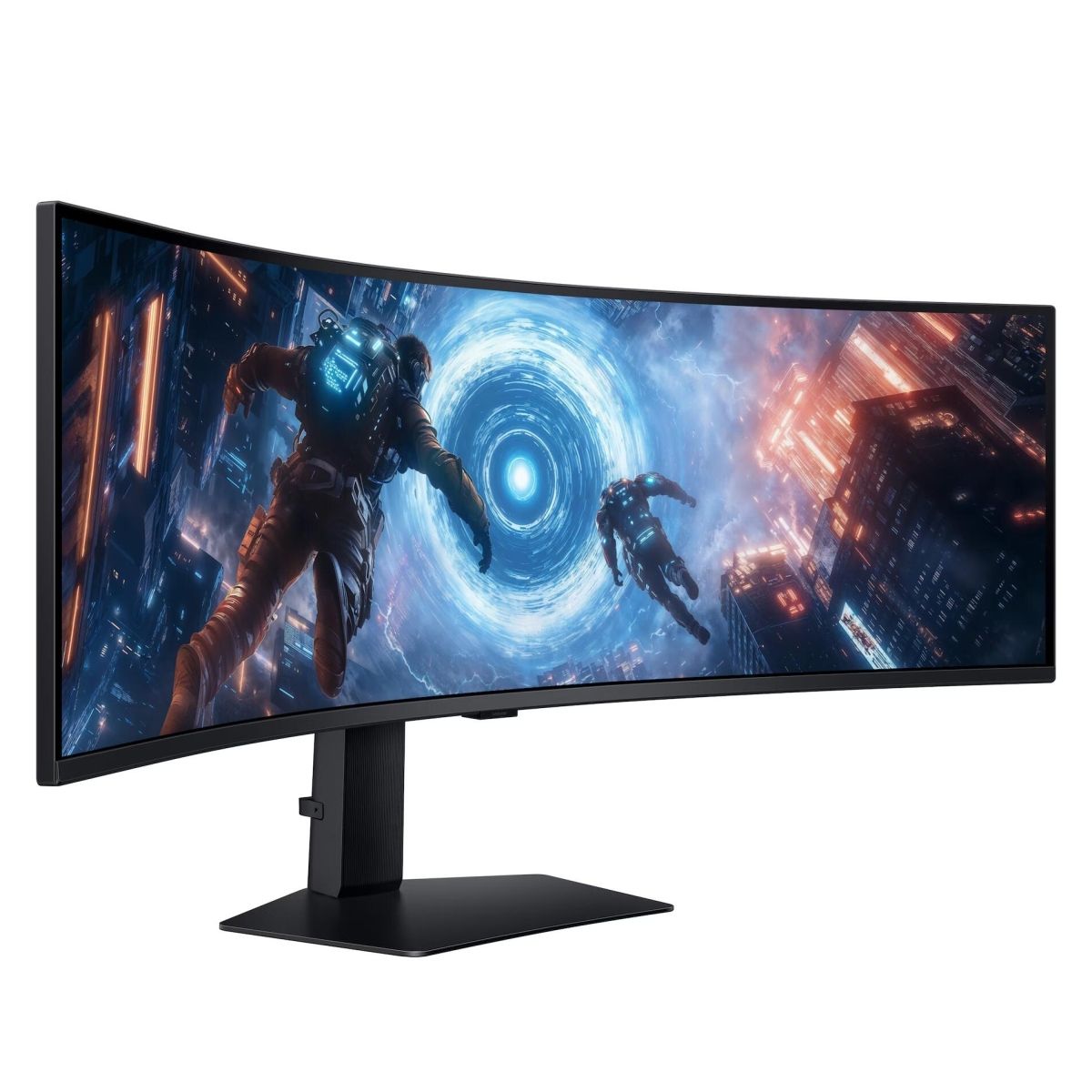 Монитор Samsung 49" Odyssey G9 S49FG916EIXCI черный VA LED 32:9 HDMI матовая HAS Piv 350cd 178гр/178