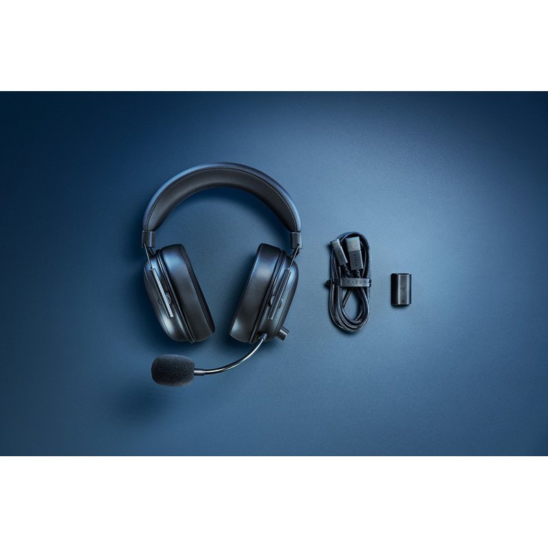 Наушники с микрофоном Razer Blackshark V2 HyperSpeed черный мониторные BT/Radio оголовье (RZ04-04960