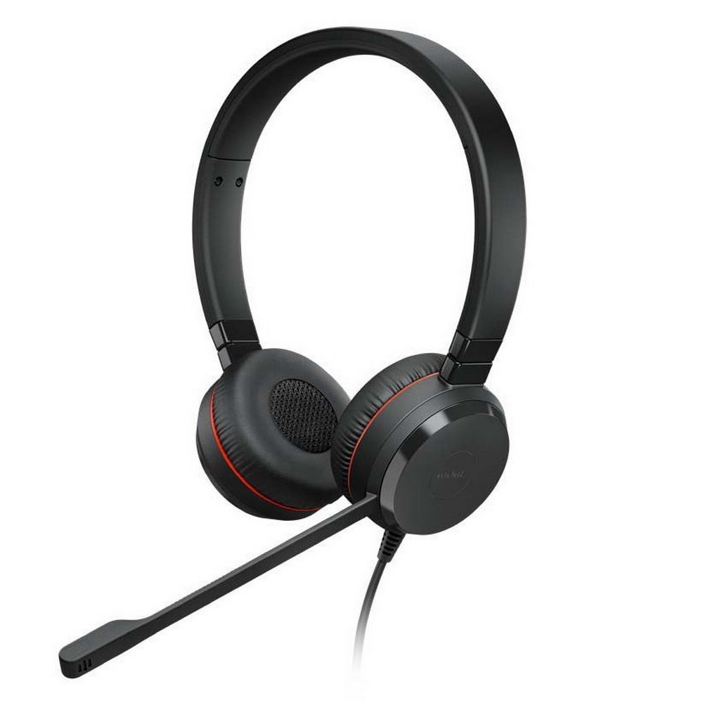 Наушники с микрофоном Jabra Evolve 20 SE черный 1.2м накладные USB оголовье (4999-823-309)