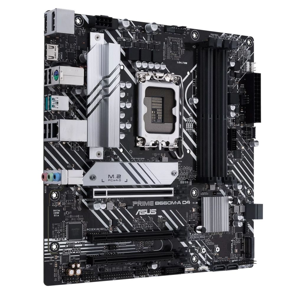 Материнская плата Asus PRIME B660M-A D4-CSM Soc-1700 Intel B660 4xDDR4 mATX AC`97 8ch(7.1) GbLAN RAI