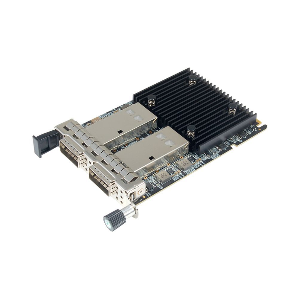 Сетевой адаптер STLab NE-Z16-1210-00-00012 N-1170 2x100GbE, PCIe 4.0 x16, QSFP56, BCM57508, OCP 3.0, Ethernet Adapter