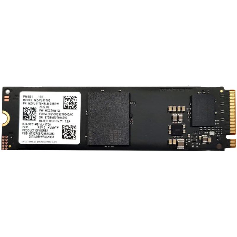 Накопитель SSD Samsung PCIe 4.0 x4 1TB MZVL41T0HBLB-00B07 PM9B1 M.2 2280 OEM
