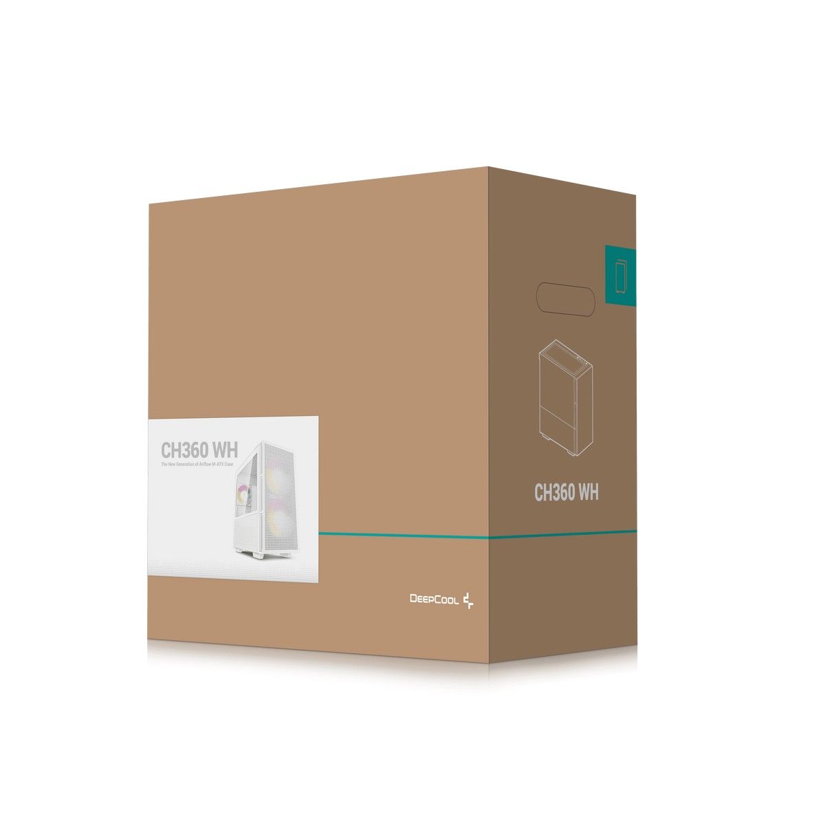 Корпус Deepcool CH360 WH R-CH360-WHAPE3-G-1