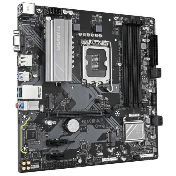 Материнская плата GIGABYTE B760M D3HP, LGA1700, B760, 4*DDR5, 4*SATA, 2*M.2, 3*USB 3.2, 2*USB 2.0, 1