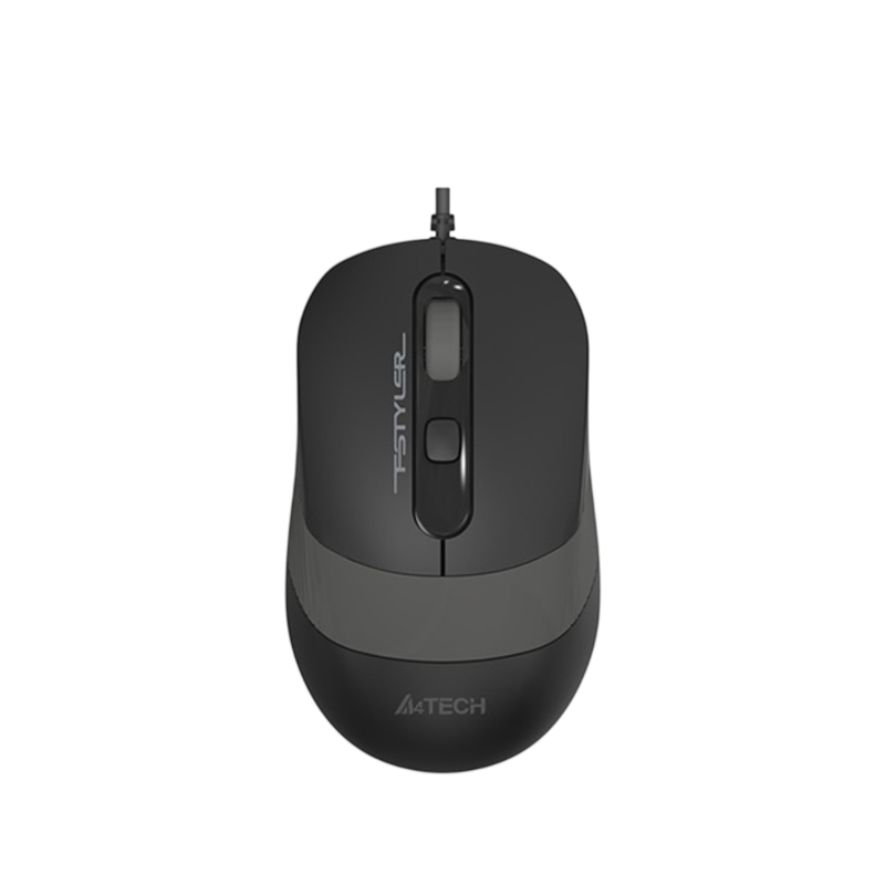 Мышь A4Tech Fstyler FM10 черный/серый оптическая 1600dpi USB 4but (FM10 GREY)
