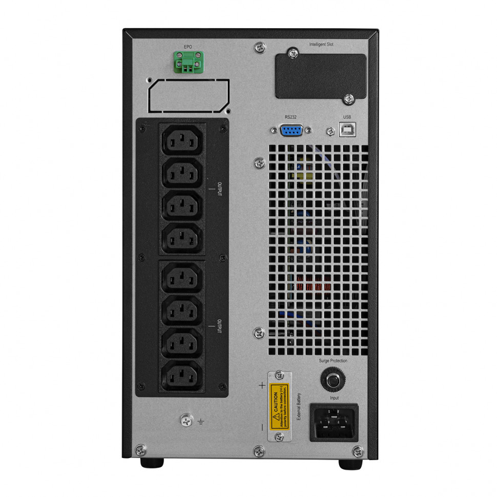 ИБП HIDEN EXPERT HE11002S, встроенные АКБ в корпусе (6х9А/ч), 2 kVA/2 kW (PF=1){С двойным преобразов