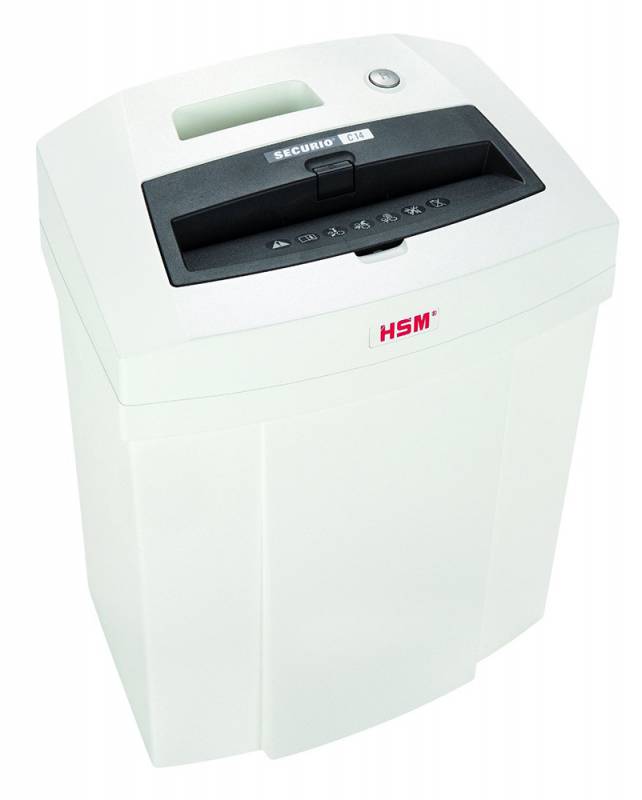 Шредер HSM Securio С14-4х25 (секр.P-4) фрагменты 7лист. 20лтр. скрепки скобы пл.карты