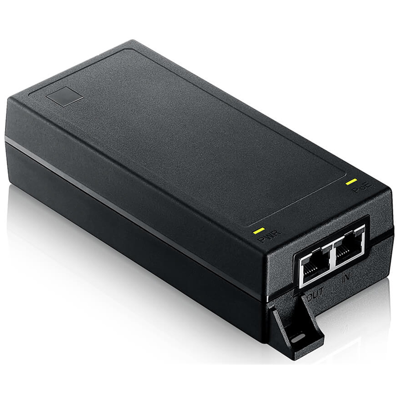 Инжектор PoE Мультигигабитный PoE инжектор Zyxel PoE12-60W, 802.3af/at/bt (60 Вт), 2xRJ-45: 1/2.5/5G