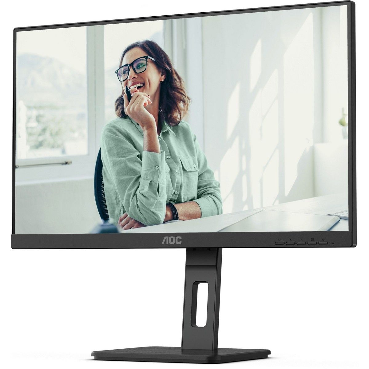 Монитор AOC 27" Pro Q27P3CV черный IPS LED 4ms 16:9 HDMI M/M матовая HAS Piv 1000:1 350cd 178гр/178г