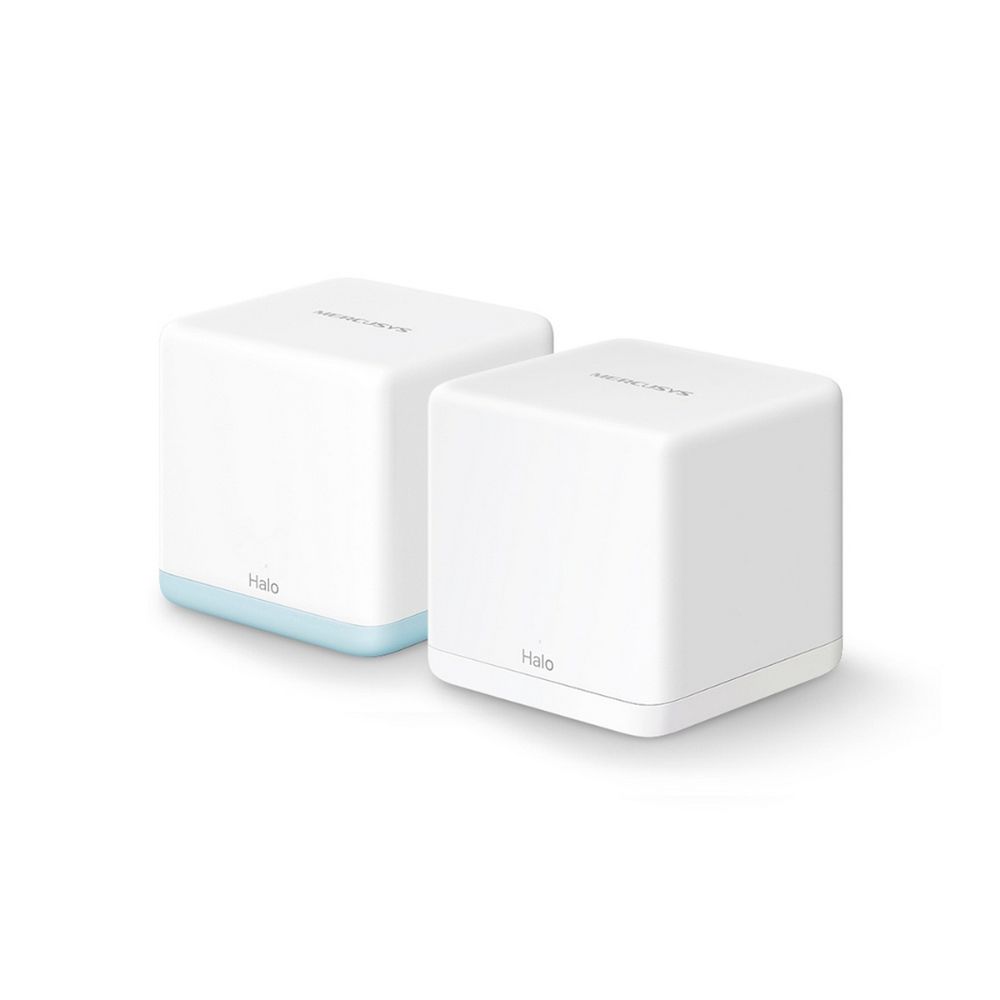 Бесшовный Mesh роутер Mercusys Halo H32G (HALO H32G(2-PACK)) AC1200 100/1000/10000BASE-T белый (упак