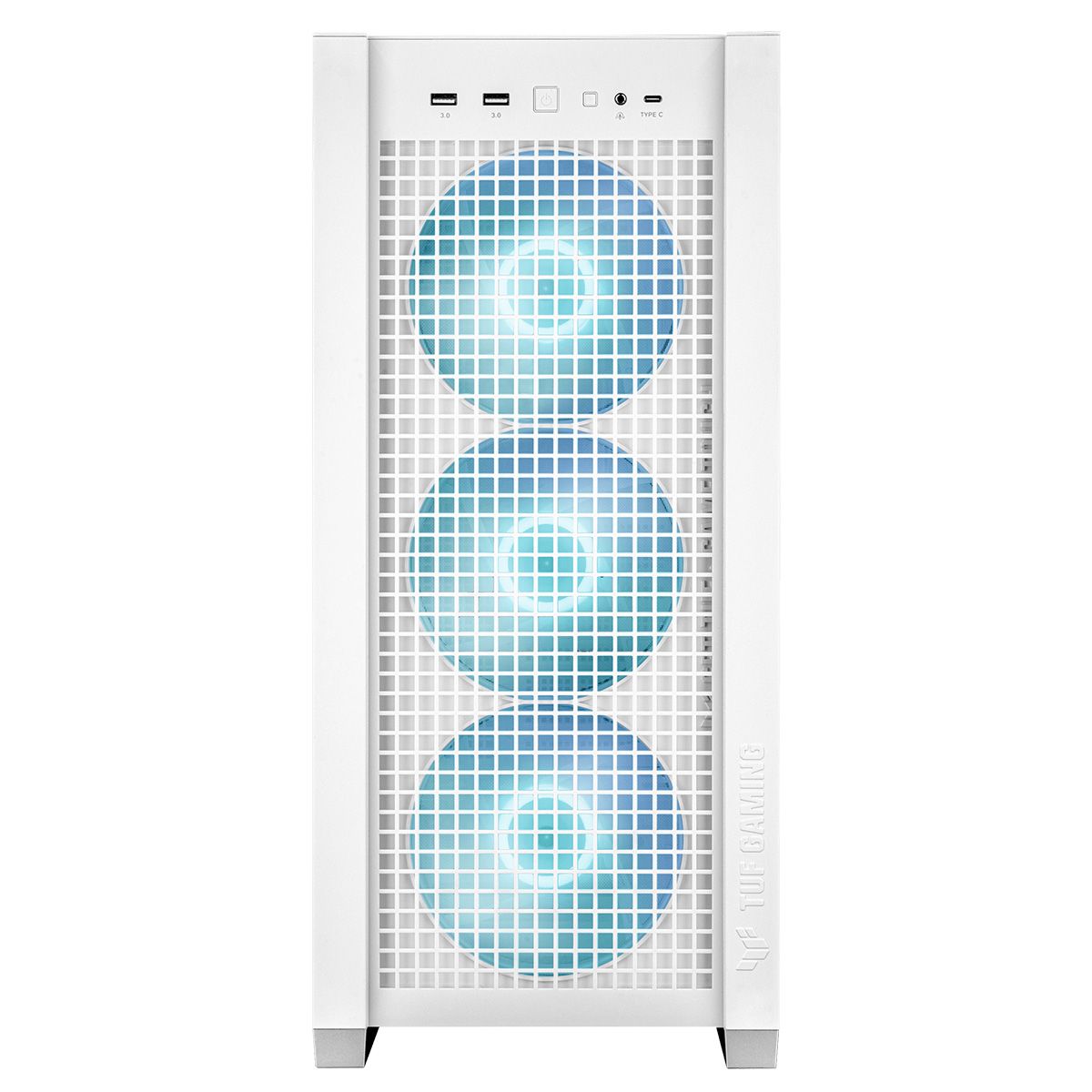 Корпус ASUS TUF GAMING GT302 TG ARGB WHITE/ GT302/ARGB FANS/WHT (90DC00I3-B19000)