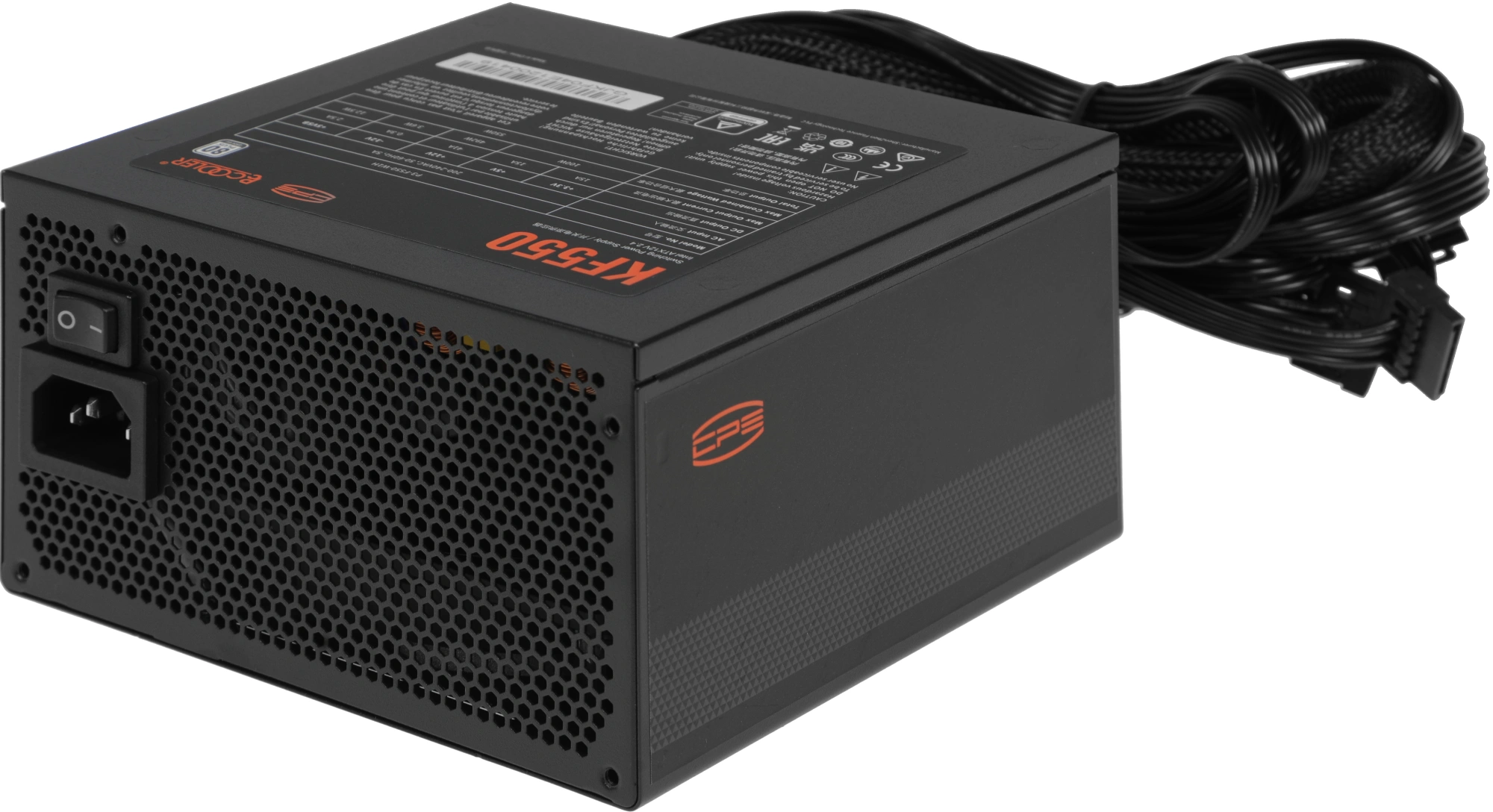 Блок питания PcCooler ATX 550W P3-F550-W1H 80 PLUS WHITE (20+4pin) APFC 120mm fan 6xSATA RTL