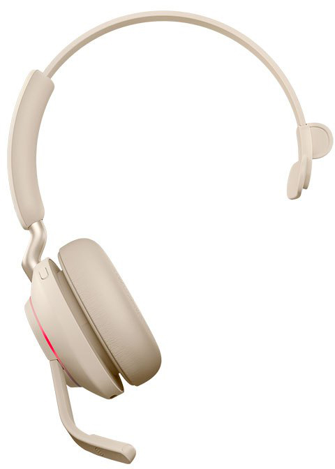 Гарнитура беспроводная/ Jabra Evolve2 65, Link380a UC Mono Stand Beige