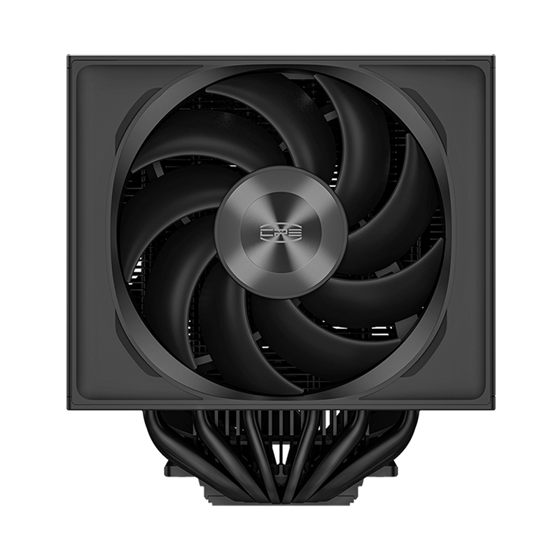Кулер для процессора PCCooler RZ820 Display BK (290W, 4-pin PWM, LED, 169mm, Al/Cu, 8x6mm, 1x140mm +